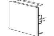 Brickor, busskärror och fästen - Hager End plate for br 70130 pw - M5573PERL
