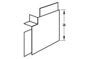 Brickor, busskärror och fästen - Tehalit Flat bend hf lf/lfh 60110 ph - LFF60115PH
