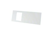 Brickor, busskärror och fästen - Hager Cover 1m 1se/br 130 perlewhite - 1SE/BR130PH
