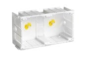 Brickor, busskärror och fästen - Hager Junction box double opus - 504N 3202