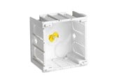 Brickor, busskärror och fästen - Hager Junction box single opus - SO1-BR/GUL FOD