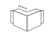 Brickor, busskärror och fästen - Tehalit Outer corner lf/lfh 30045 ph - M6182PH