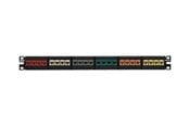 Nätverks tillbehör - PANDUIT Nk modular pp flat 24p 1ru ea black - NKFP24Y