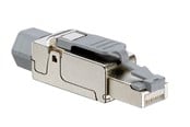 Nätverkskabel - Leviton Cat 6a universal tool free plug - Grå - 6APLG-S6A