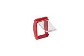 Koppar kablage - Leviton Color insert frame with dust cover for panels red - MMCACCINSDC1