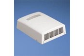 Sockel & lådor - PANDUIT Nk 4-port surface mount box - NK4BXIW-AY