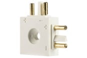 Lampor - SG Armaturen Slimline l-connector mat white - 391210