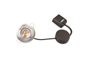 Lampor - Scan Products Claudia infälld spotlight, 4,5W LED 3000K, borstad aluminium - 10162
