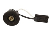 Lampor - Scan Products Luna quick install 230v gu10 ip44 matt black round - 10005
