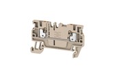 Anslutande utrustning - Weidmuller Feed-through terminal a2c 1.5 dark beige - 1552790000