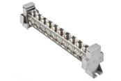 Jordning och överspänningsskydd - Ouneva Potential equalizer busbar 2xal/cu 6-70 + 8xal/cu 6-50 mm2 - VE04-0002