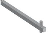 Komponenter för switchboxar och skåp - ABB Shaft oxs6x180 - 1SCA101659R1001