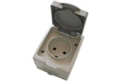 Switch-enheter - Elworks Outlet ip54 grey - 9-811-0