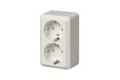 Switch-enheter - ABB Socket outlet schuko 2-g screwless term - 2TKA000994G1