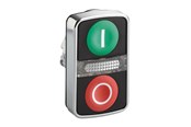 Tryckknappar och signalenheter - Schneider Electric Metal double headed pushbutton with pil - ZB4BW7A3741