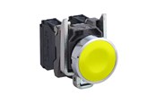 Tryckknappar och signalenheter - Schneider Electric Harmony push button complete with spring return and flat tou - XB4BA51