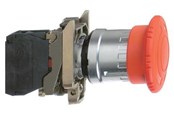 Tryckknappar och signalenheter - Schneider Electric Harmony emergency stop complete with ø40 mm toad head in red - XB4BS8445