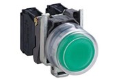 Tryckknappar och signalenheter - Schneider Electric Harmony push button complete with spring return in green and - XB4BP31
