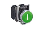 Tryckknappar och signalenheter - Schneider Electric Harmony pushbutton complete with spring return and flat push - XB4BA3311