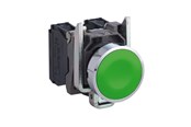 Tryckknappar och signalenheter - Schneider Electric Harmony push button complete with spring return and flat tou - XB4BA31