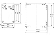 Switchboxar och skåp - Schneider Electric Plain mount. plate 800x800 - NSYMM86