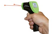 Instrument - Elma Instruments Elma 610a infrared thermometer with double lasersight - 5703317620071