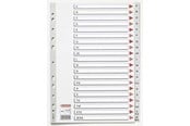 Fickor, Omslag & Register - Esselte Index dividers plastic grey a4 a-å w/cardboard frontpage - 1436153
