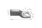 Anslutande utrustning - Elpress Cu-tube terminal krf50-6 50mm2 m6 - 7301-003900
