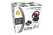 Spel Tillbehör - Esperanza Wheel and pedals set - Wired Controller - PC - EG103