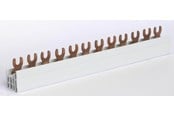 Komponenter för switchboxar och skåp - Hager Insulated busbar 4p 80a fork 16mm2 12m - KDN480A