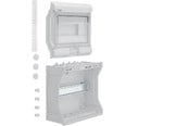 Switchboxar och skåp - Hager Enclosure 10 module 1 row ip65 - VE110N