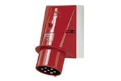 CEE materiel - Mennekes Wall mounted inlet 16a7p6h400v ip44 - 2166