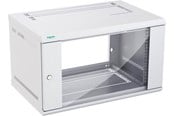 Rack chassis - Schneider Electric Actassi 19'' kdb - wall-mounted kd box 6u d400 f 19 glazed - NSYKDB6U4F