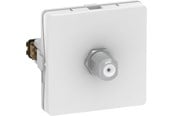 Sockel & lådor - LK fuga f-connector outlet 1 modul white - 588D6091