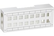 Sockel & lådor - LK Actassi 19'' data outlet patchboks 16 x rj45 bdh=250x60x100 - 208K9020