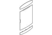 Switchboxar och skåp - LK door - white - for pge150-14 - 169E6214