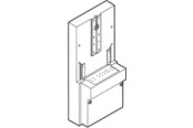 Switchboxar och skåp - LK empty consumer unit - um-s - light grey - for pin connect - 169D1102