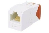 Nätverks tillbehör - PANDUIT Mini-com module cat 5e utp 8 pos 8 wire universal red. - CJ5E88TGRD