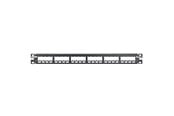 Koppar kablage - Triton Patch panel 24 port all metal black - CP24BLY