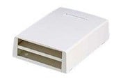 Nätverks tillbehör - PANDUIT Surface mount box 12 port multimedia white - CBXF12WH-AY