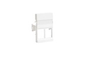 Sockel & lådor - Belden Outlet clickline 2xrj45 white cdt design c - E1201970