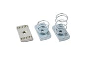 Brickor, busskärror och fästen - Walraven Bis strut slident m8 hdg sprng13mm - 6518108