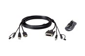 KVM cable - ATEN CABLE KIT HDMI /USB/SP - DVI-Dd L:1.8M - 2L-7D02DHX2