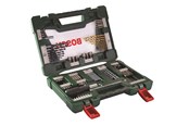 Borr & Bits - Bosch 91-delars V-Line TiN-borr- och bitsats med spärrnyckel och magnetstav - 2607017195