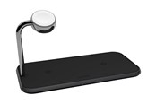 Mobile - Adapters & Chargers - ZENS Dual+Watch Aluminium Wireless Charger Black - ZEDC05B/00