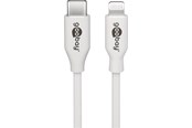 USB-kabel - Pro USB-C <-> Lightning - 1m - Vit - 4040849394461