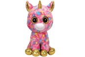 Docka, bamse och tillbehör - Ty Beanie Boo XL Unicorn - Fantasia - 0584710