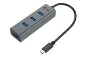 USB Hub - I-Tec USB-C 3.1 Metal HUB - 4-Port USB 3.0 - Bus powered - Overcurrent protection USB Hub - USB 3.2 - 4 porte - Grey - C31HUBMETAL403