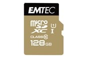 Flashram & USB Flash Drives - Emtec Gold+ - ECMSDM128GXC10GP
