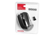 Mus - MODECOM MC-WM9.1 - Mouse - Optic - 4 knappar - Svart - M-MC-0WM9.1-100